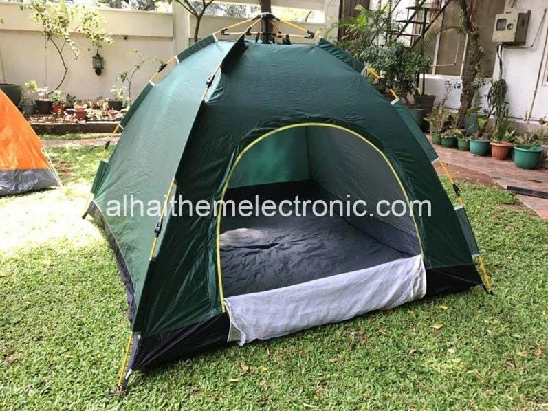Tienda automática de acampar impermeable para 4 personas