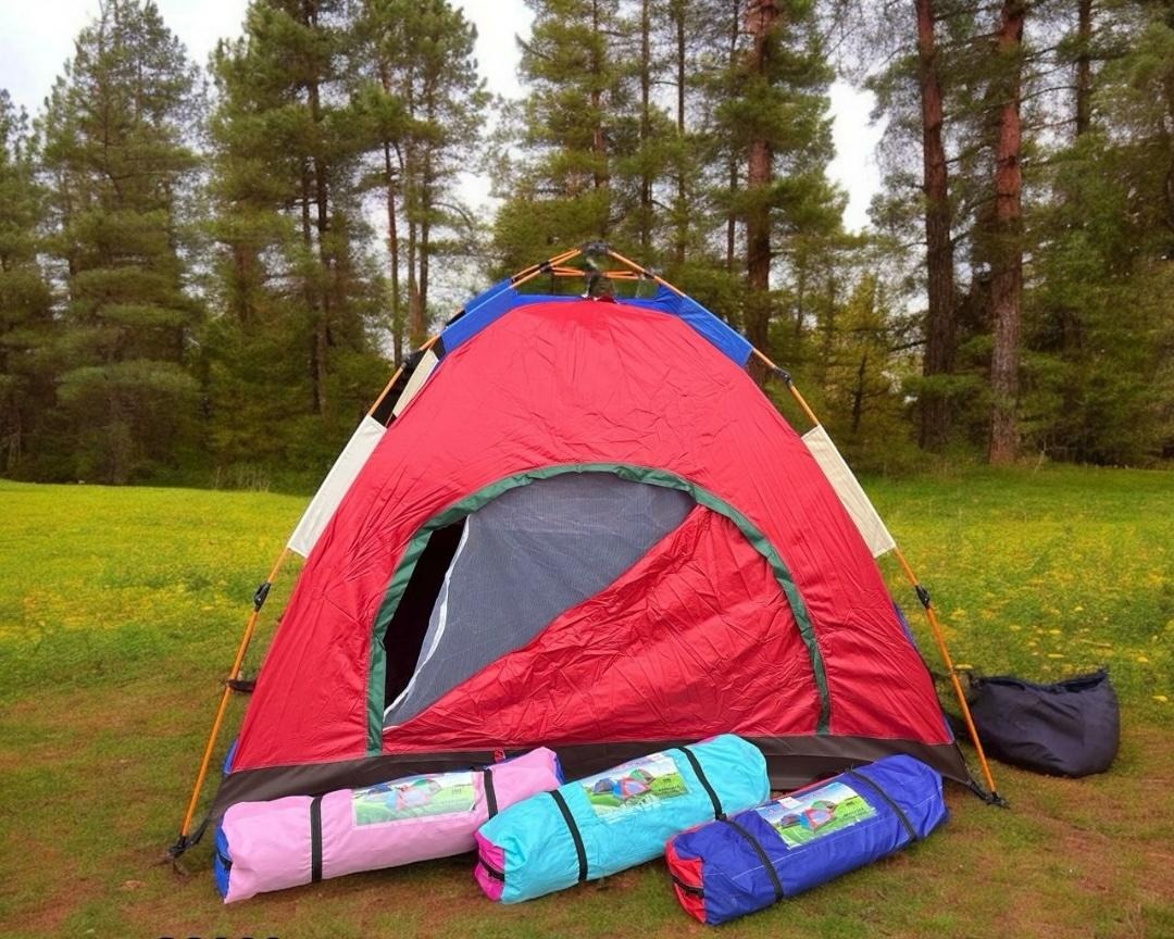 Camping automatico para 4 personas color rojo